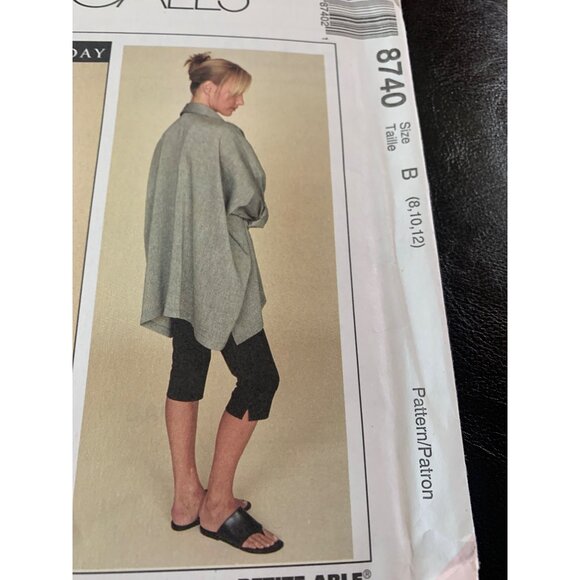 McCall's Misses Shirt Pants Leggings Sewing Pattern Sz 8 - 12 8740 - Uncut - Picture 3 of 9